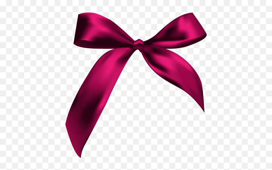 Beautiful Dark Red Bow Png Images - Dark Pink Ribbon Png,Red Bow Transparent Background