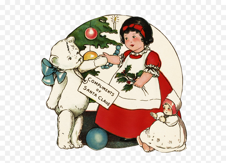 Charming Vintage Christmas Clip Art - Christmas Day Png,Christmas Png Images