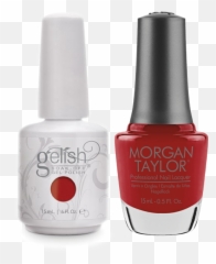 Gelish Gel Polish U0026 Morgan Taylor Nail Lacquer Oh Who Nose Rudolph 05oz 1100092 50238 Kk0907 - Gelish Nail Polish Png,Rudolph Nose Png