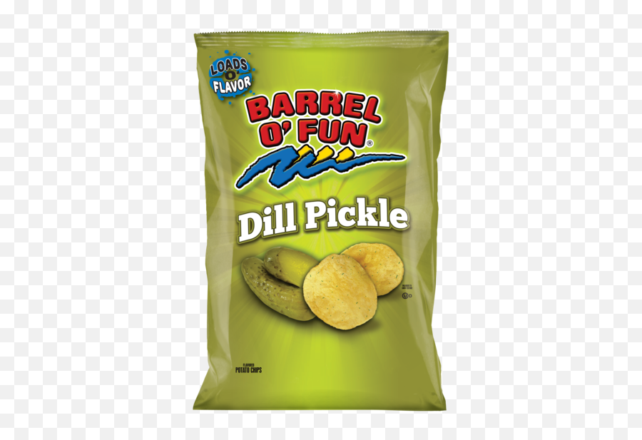 Barrel Ou0027 Fun Dill Pickle Potato Chips - Solid Png,Potato Chips Png