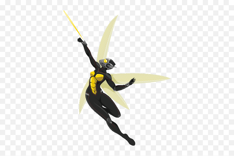 Ant - Man And The Wasp On Pantone Canvas Gallery Wasp Gif Transparent Marvel Png,Ant Man Transparent