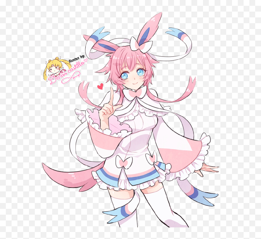 Png - Sylveon Sylveon Pokemon Render,Sylveon Png