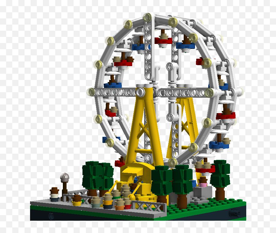 Download Hd 1 - Lego Ferris Wheel Png Transparent Png Building Sets,Ferris Wheel Png