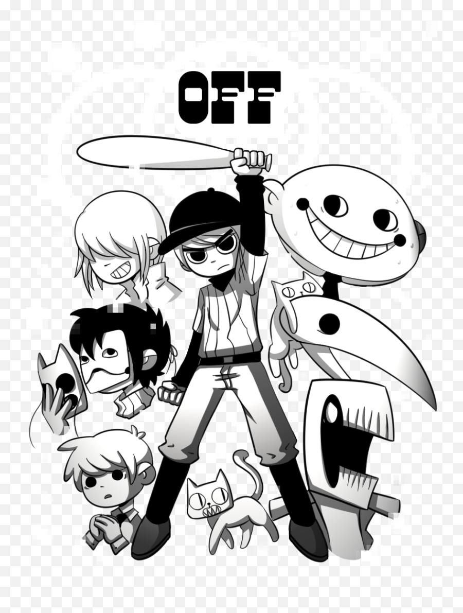 Scott Pilgrim Style Transparent By Moshiro - Off By Mortis Scott Pilgrim Drawing Style Png,Pilgrim Png