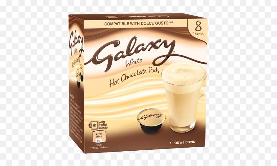 Galaxy White Hot Chocolate Pods - Aimia Foods Png,Hot Chocolate Transparent