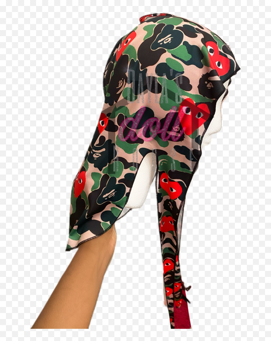 Camo Heart Durag - Bathing Ape Ipad Case Png,Durag Png