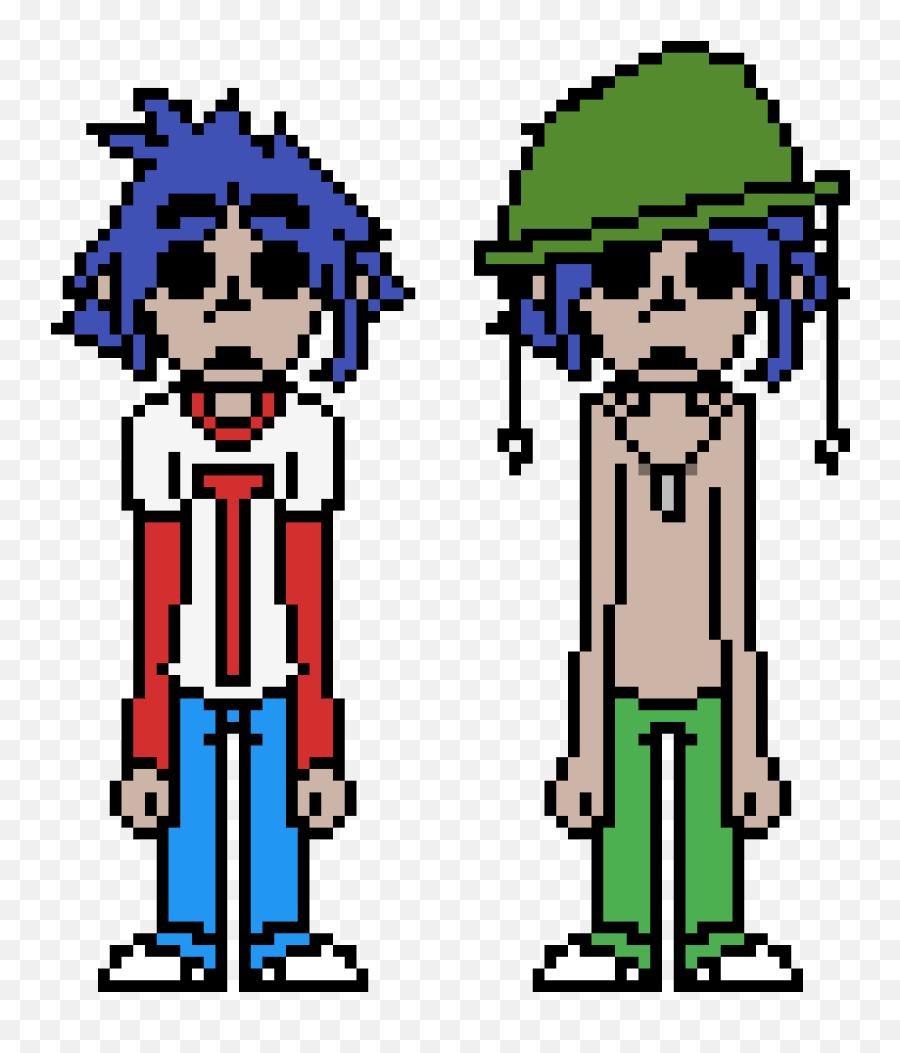 2 - D Gorillaz Full Size Png Download Seekpng Fictional Character,Gorillaz Logo Png