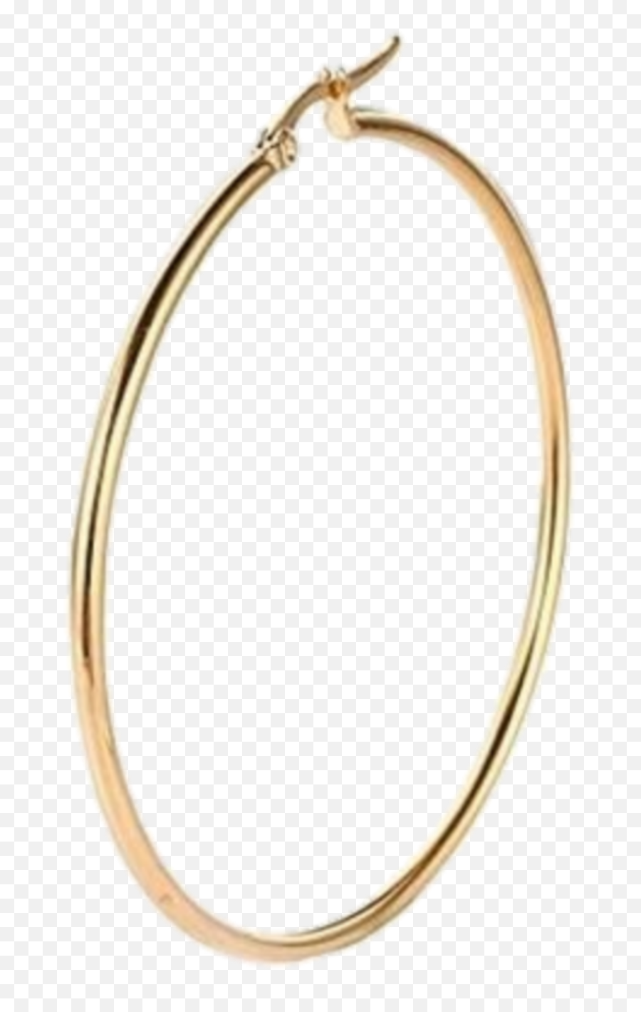 Hoop Earrings Hoopearrings Gold Sticker - Solid Png,Hoop Earrings Png