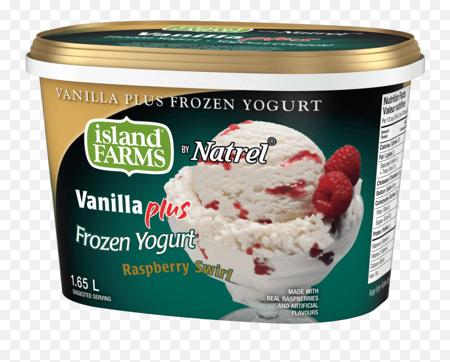Vanilla Plus Raspberry Swirl Frozen - Fresh Png,Frozen Yogurt Png