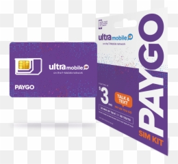 Paygo Ultra Mobile - Sim Card png