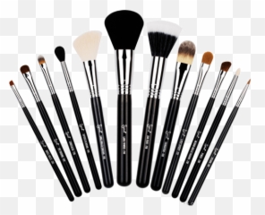 Range Of Makeup Brushes Transparent Png - StickPNG Transparent Background Png