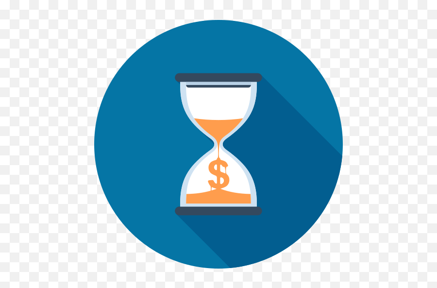 Icon Of Business And Finances Icons - Hourglass Png,Hourglass Money Icon