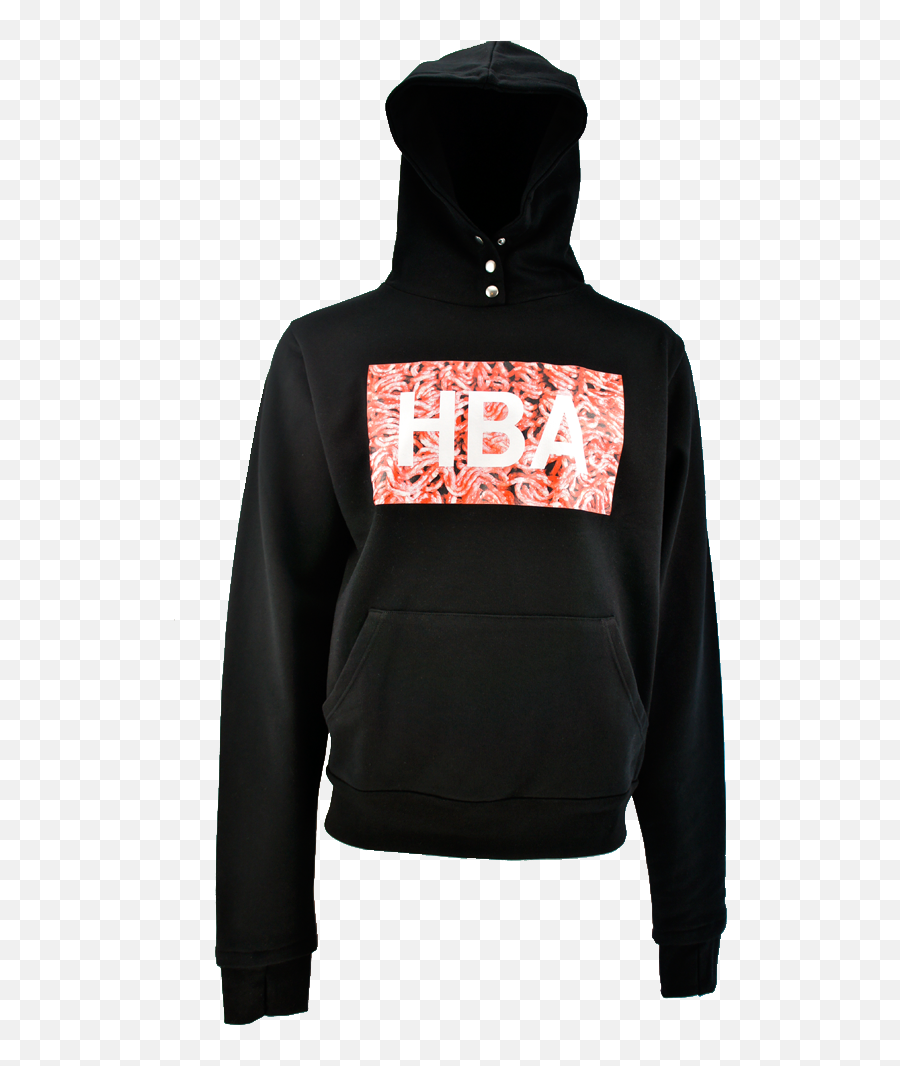 Hood By Air Meat Hoodie Black - Hooded Png,Cav Empt Icon Pullover