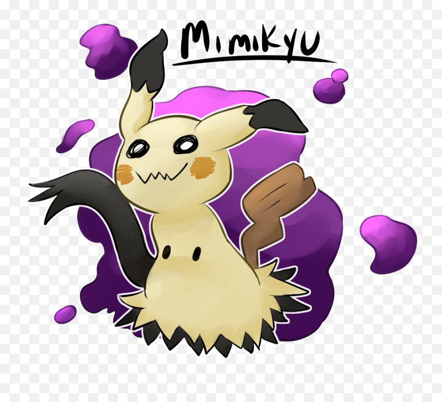 Download Here Comes Mimikyu - Cartoon Png,Mimikyu Png