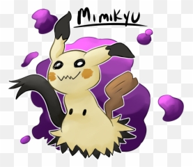 Download Here Comes Mimikyu - Cartoon Png,Mimikyu Png