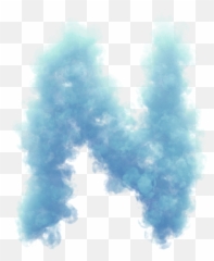 Buy Blue Clouds Font Beautiful - Png