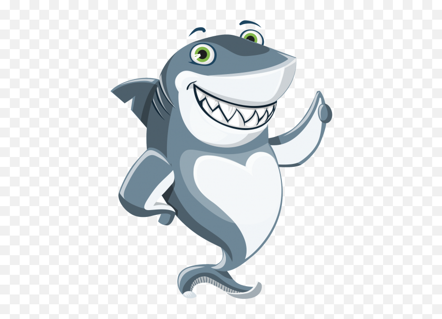 Download Hd Shark Png Cartoon - Shark Clipart Transparent Background,Shark Clipart Transparent Background