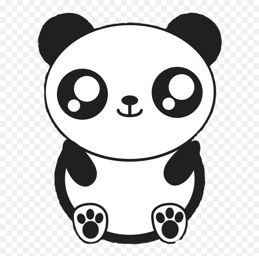 Kawaii Cute Anime Panda - Cartoon Cute Animals Drawing Png,Cute Panda Png -  free transparent png images 