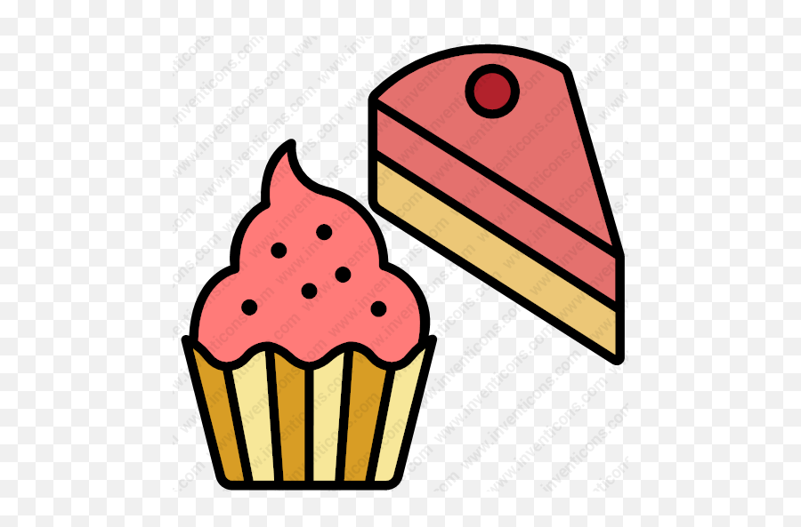 Download Dessert Vector Icon Inventicons - Baking Cup Png,Dessert Icon