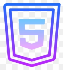Html 5 Icon In Gradient Line Style - Ooh Icono png