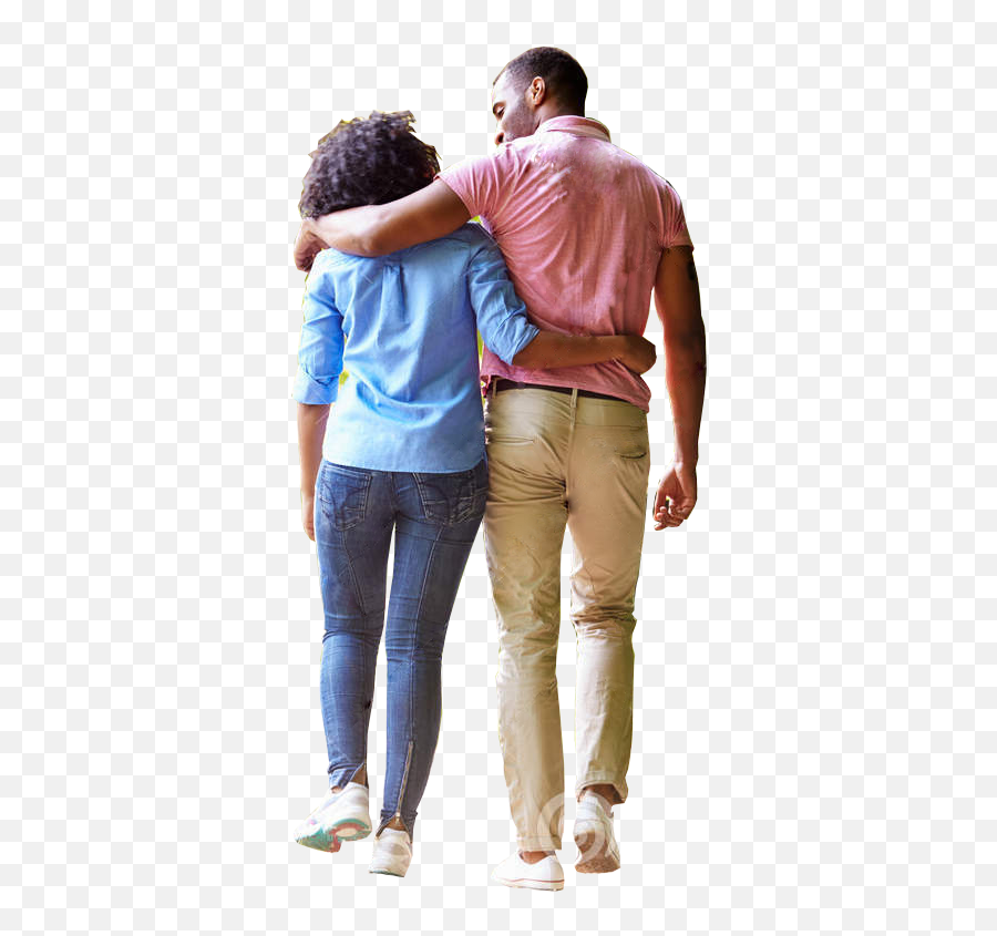 Black People Walking Png 3 Image - Gifts For Young Couple,People Walking Png