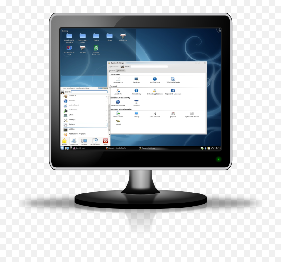 Kdeu0027s 25th Anniversary - Ubuntu Png,How To Put Icon On Computer Screen