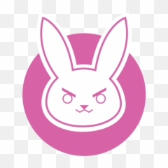 Overwatch Dva Logo Png - Bunny Transparent