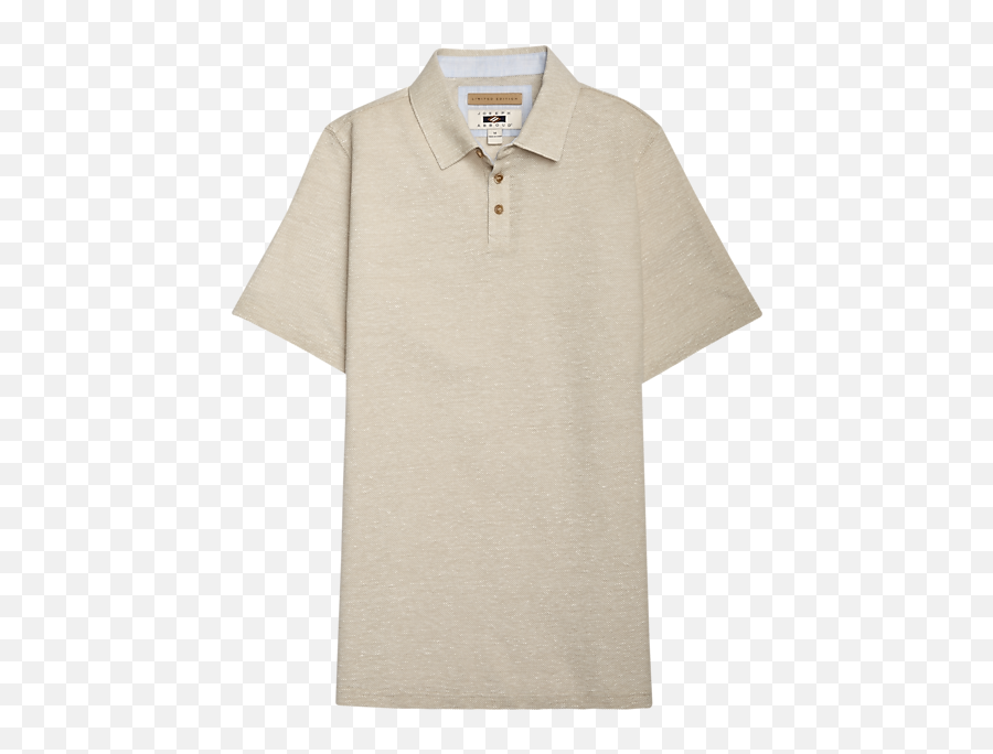 Joseph Abboud Oatmeal Tan Polo Shirt - Short Sleeve Png,Dunhill Icon For Men