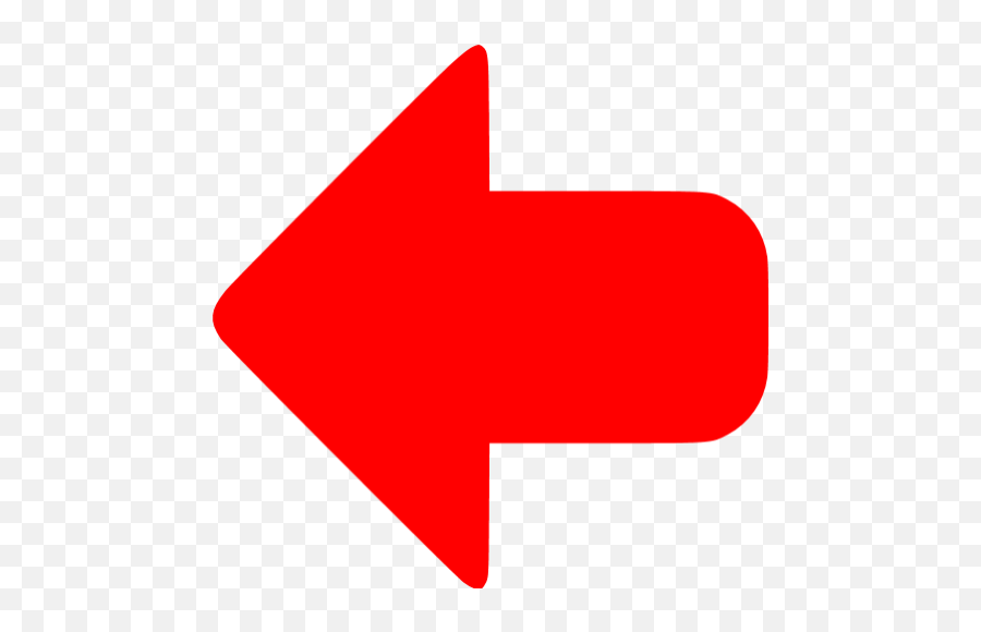 Red Left Icon - Free Red Arrow Icons Red Arrow Png,Left Right Arrow Icon