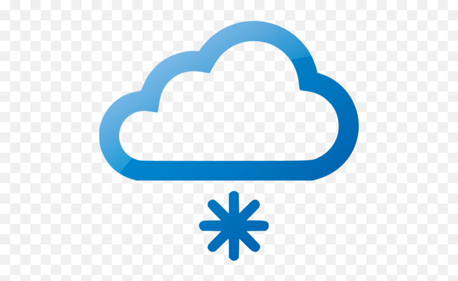 Web 2 Blue Little Snow Icon - Free Web 2 Blue Weather Icons Snow Weather Symbol Png,Weather Icon Sets