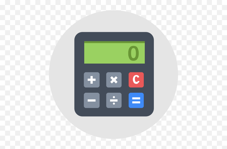 Calculator Icon Math Education Student - Calculator Screen Icon Png,Flat Icon Education