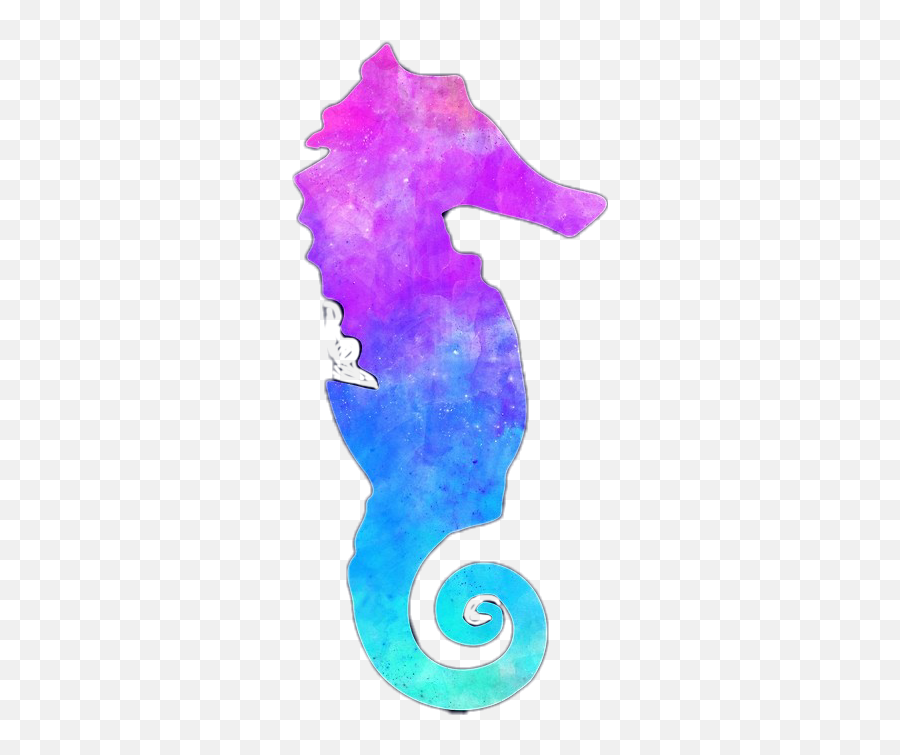 Sea Seahorse Freetoedit Sticker By Anamigamo - Silhouette Seahorse Clipart Png,Seahorse Icon