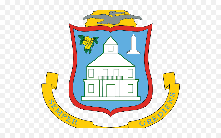 National Symbols Sint Maarten Heritage Foundation - Coat Of Arms Sint Maarten Png,Commander Keen Icon