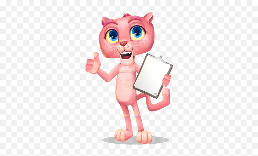 Animal Vector Cartoon Characters Graphicmama Png Pink Panther Icon