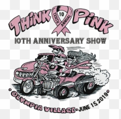 Think Pink 2019 Olympia - Illustration Png,Pink Car Png