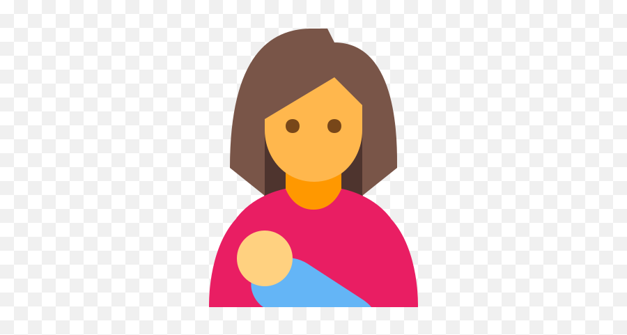 Woman With Baby Icon In Color Style Png Transparent