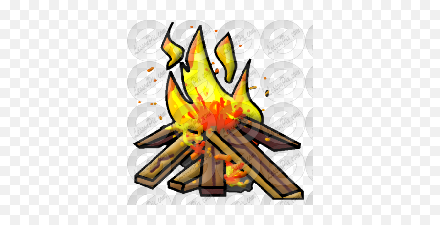 Bonfire Picture For Classroom Therapy Use - Great Bonfire Illustration Png,Bonfire Png