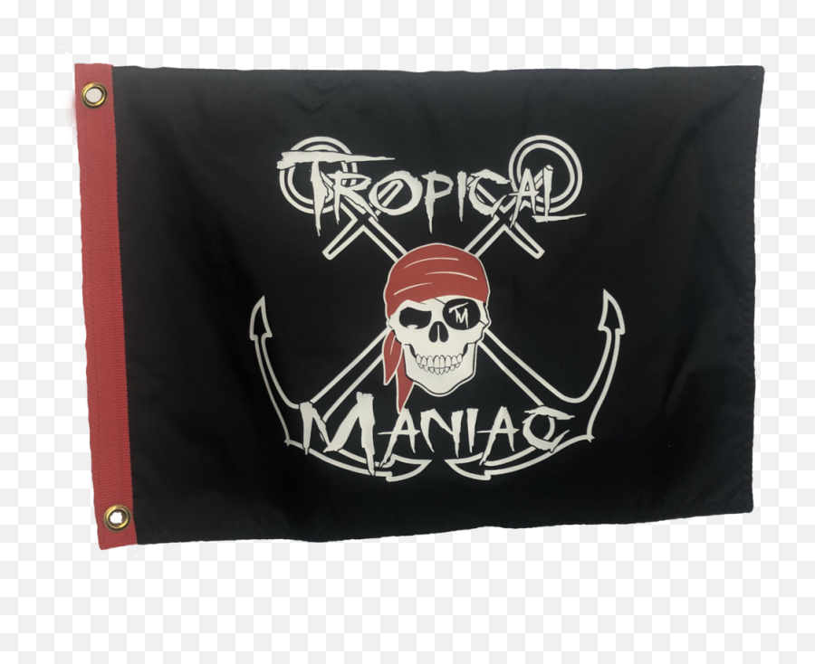 Tropical Maniac Pirate Flag - Flag Png,Pirate Flag Png