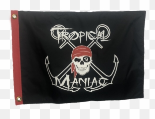 Tropical Maniac Pirate Flag - Flag Png,Pirate Flag Png