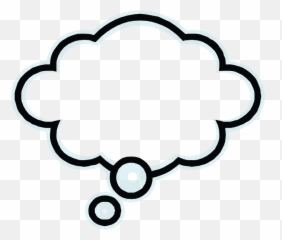 Thought Bubble Transparent Background - Ba Da Bing Writing Png,Text Bubble Png