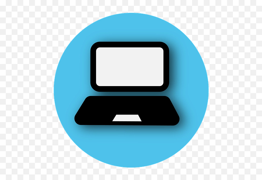 Download Free Png Computadora Cuaderno - Blue Laptop Logo Png,Computadora Png