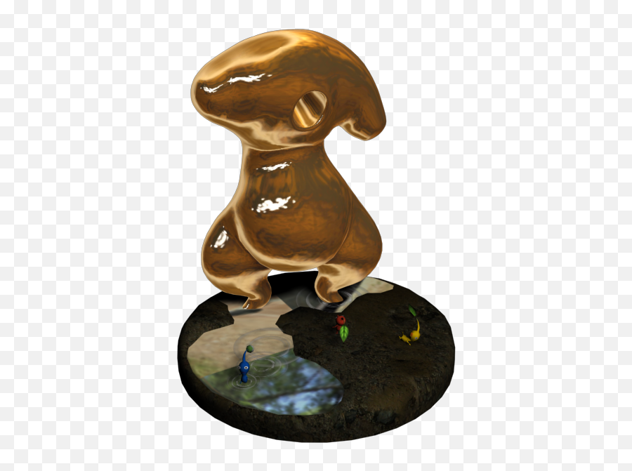 Wii U - Super Smash Bros For Wii U Plasm Wraith Trophy Bronze Sculpture Png,Wraith Png