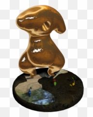 Wii U - Super Smash Bros For Wii U Plasm Wraith Trophy Bronze Sculpture Png,Wraith Png