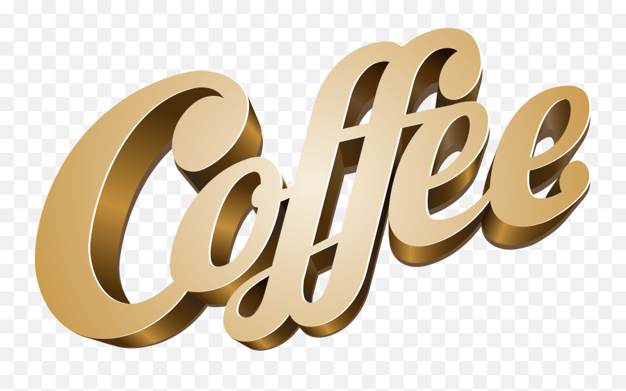 Deco Coffee Clipart Image - Coffee Text Png,Coffee Clipart Png