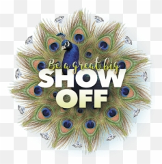Be A Great Big Show Off Nettlcom - Peacock Feather Eye Png,Big Show Png