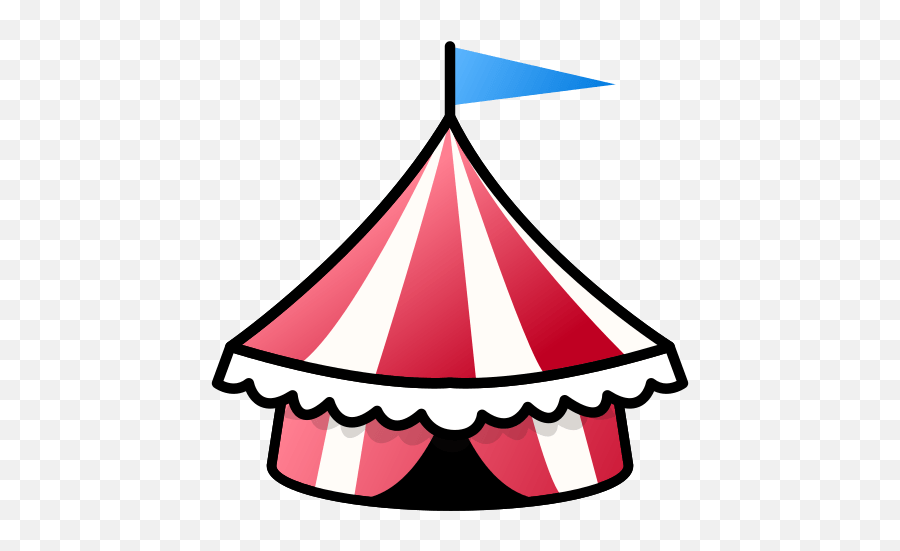 Circus Tent Emoji For Facebook Email U0026 Sms Id 12646 - Circus Tent Emoji Png,Circus Tent Png