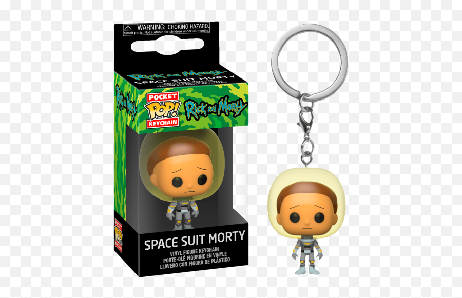 Rick And Morty - Funko Pop Keychain Rick And Morty Space Suit Morty Png,Space Suit Png
