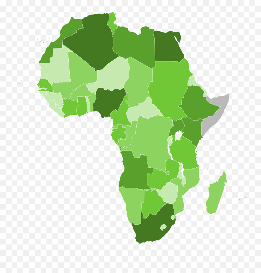 White Download Atlas Vector Silhouette - Green Africa Map Png,Africa Map Png