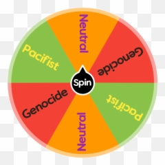Undertale Routes Spin The Wheel App - Circle Png,Undertale Logo Png