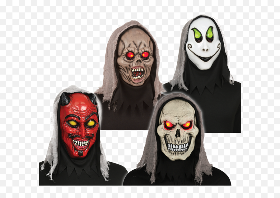 Evil Eye Light Up Mask - Mask Full Size Png Download Seekpng Halloween,Evil Eyes Png